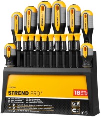 Set surubelnite Strend Pro SDX72-118, 18 piese, Torx, plate si Phillips