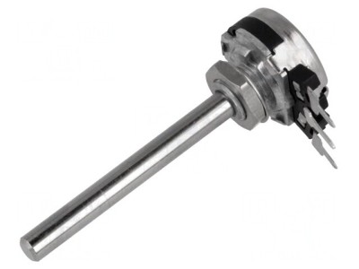 Potentiometru Axial 1k&amp;Omega; 200mW THT 4mm Metalică foto