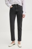 Levi&#039;s jeansi 501 SKINNY femei, culoarea gri, 29502