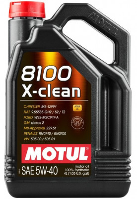 Ulei Motor Motul 8100 X-Clean 5W-40 4L 104720 foto