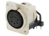 Conector XLR 5 PIN unghi 90&deg;, Neutrik
