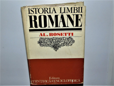 ISTORIA LIMBII ROMANE -AL.ROSETII ANUL 1978 foto