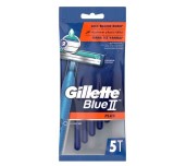 Aparat de ras pentru barbati de unica folosinta Gillette Blue2 Plus &ndash; 5 bucati