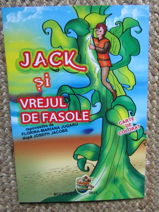 JACK SI VREJUL DE FASOLE CARTE DE COLORAT