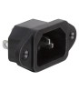 Mufa CA tata PC montabil pe panou 10A 250V, Generic