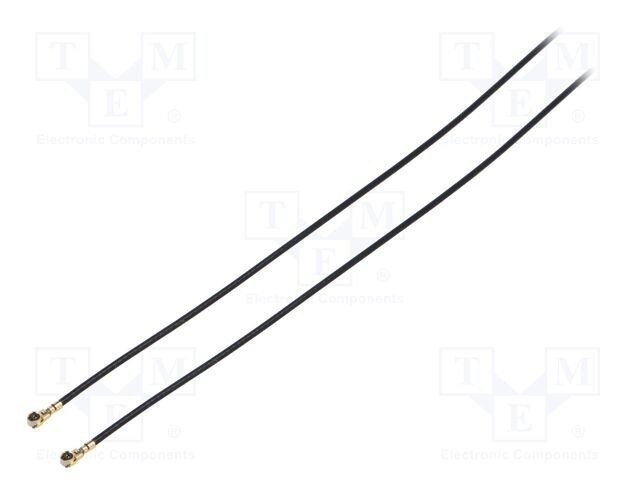 Cablu U.FL mamă HIROSE 0.3m unghi 90&deg;