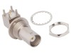 Conector BNC soclu mamă unghi 90&deg; 50&Omega; THT PTFE aurit