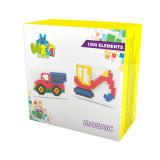 Set creativ de constructie, Minis 1200 piese, Meli EduKinder World