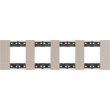Rama ornament 4P Living Now optic KA4802M4MM, Bticino