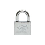 Lacat argintiu tip patrat 40 mm cu 3 chei pentru uz casnic