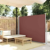 VidaXL Copertină laterală retractabilă de terasă, maro, 170 x 300 cm 48369