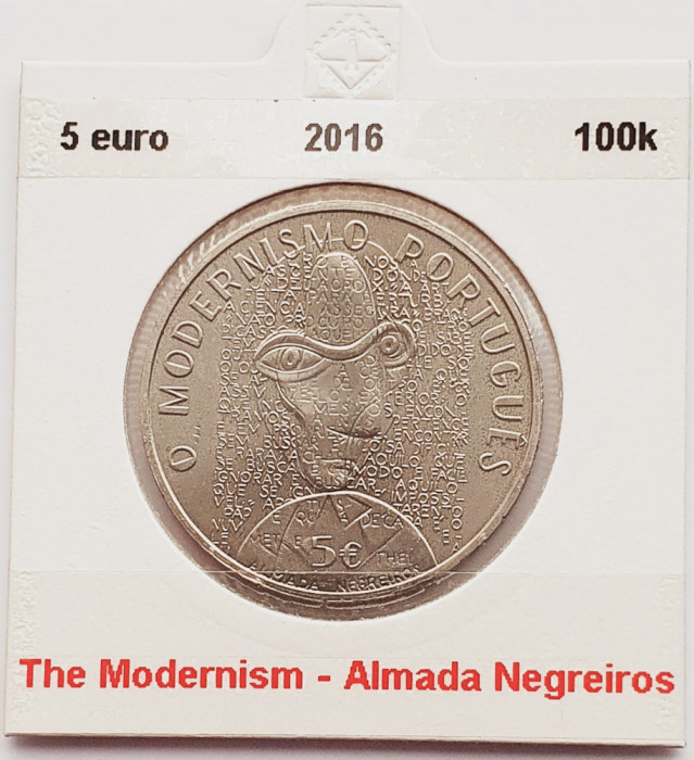 2188 Portugalia 5 Euro 2016 The Modernism - Almada Negreiros km 883