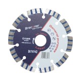 Disc diamantat turbo segmentat 125 mm pentru beton armat si piatra dura
