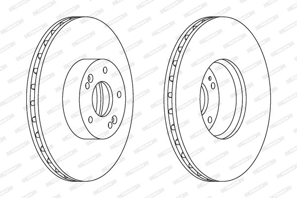 FERODO DDF1631 PREMIER Disc frana
