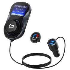 Modulator FM PNI Valentine F800 Bluetooth, MP3 player, transmitator FM, slot micro SD, dual USB, QC3.0 foto