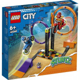 LEGO&reg; City - Provocarea de cascadorii cu rotiri 60360, 117 piese