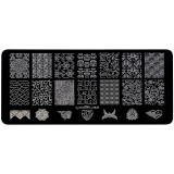 Cumpara ieftin Matrita Metalica Stampila Unghii LUXORISE, Game Changer