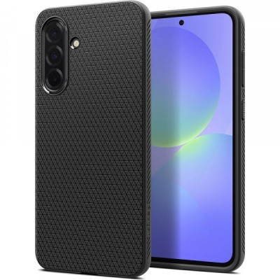 Husa pentru Samsung Galaxy A36 A366, Spigen, Liquid Air, Neagra Mata foto