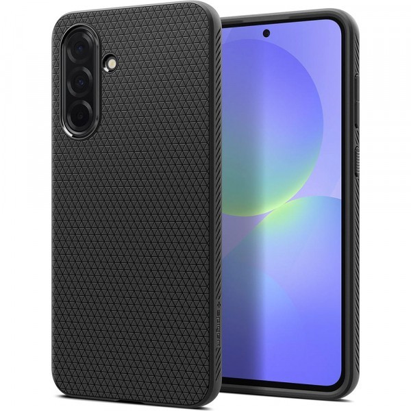 Husa pentru Samsung Galaxy A36 A366, Spigen, Liquid Air, Neagra Mata
