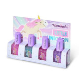 Set 4 lacuri de unghii copii Little Unicorn Martinelia