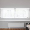 VidaXL Perdele cu perdele Alb 500x100cm Poliester 4107893