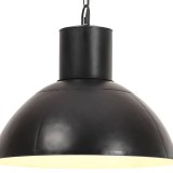 Cumpara ieftin Lampa suspendata, negru, rotund, 48 cm, 25 W, E27