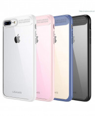 Husa Usams Mant Series Apple Iphone 7 Plus, Iphone 8 Plus Albastra foto