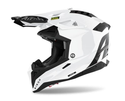 Casca Airoh Aviator 3 White Gloss 2021 foto