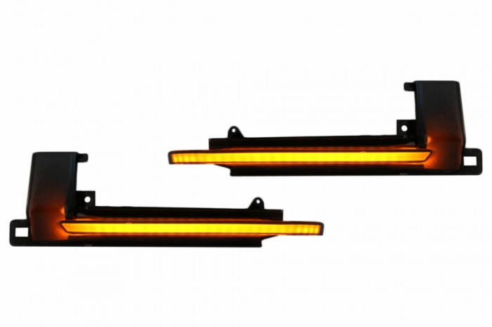 Lampi LED Semnalizare Dinamice compatibil cu Audi A3 8P A4 B8 A5 8T A6 C6 (2008-2010) Q3 8U (2011-2017) Fumuriu TRLAUA6