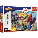 Puzzle Trefl 60 Spiderman Panza De Paianjen, TREFL 60P