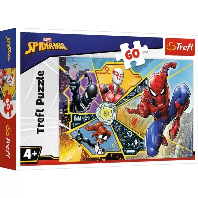 Puzzle Trefl 60 Spiderman Panza De Paianjen foto