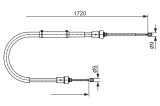 BOSCH 1 987 482 411 Cablu, frana de parcare