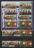 BURUNDI UPU 1974 - BLOCURI + SERII COMPLETE MNH