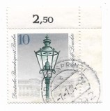 Germania - Berlinul de Vest - Felinare vechi de strada., 1979 - 10 Pfg, obliterat