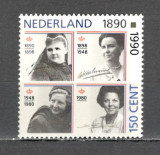 Olanda/Tarile de Jos.1990 100 ani Reginele din Casa Orania GT.135, Nestampilat