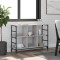 Gossi servanta, gri sonoma, 102x32x73,5 cm, lemn prelucrat