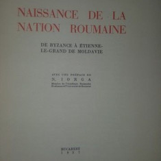 Naissance de la nation roumaine- E. Beau de Lomenie