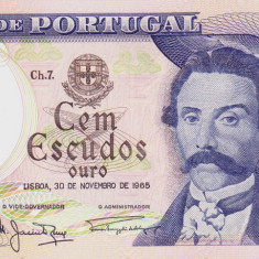 Bancnota Portugalia 100 Escudos 1965 - P169a UNC