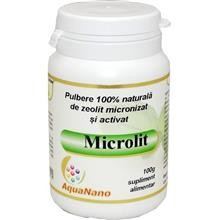 Zeolit Micronizat si Activat Microlit 100gr Aghoras Cod: 24009 foto