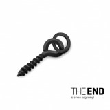 Burghiu pentru momeli cu inel Delphin THE END POP Screw / 15buc