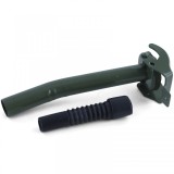 Furtun de umplere metalic verde pentru canistra metalica de benzina motorina Performance AutoTuning