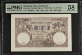 Bancnota 500 Lei 1919, PMG58 aUNC, Gradata, Numismatica, Litera