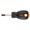 Surubelnita Cruce Phillips PH2x38mm Neo Tools 04-023, Otel S2, Varf Magnetic, Maner Ergonomic