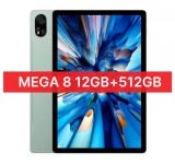 Cumpara ieftin Tableta PC Blackview MEGA 8, Verde, 4G LTE, 13 FHD+ 90Hz, 36GB RAM(12GB+24GB extensibili), 512GB ROM, Android 15, Unisoc T620, 50MP+12MP+2MP, 11000mAh