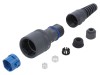 Conector Fibră Optică Duplex Monomod BULGIN PXF6050C Buccaneer 6000 Baioneta IP68 OS1 Poliamida