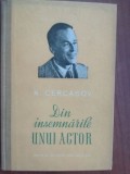 Din insemnarile unui actor- N. Cercasov, 1952