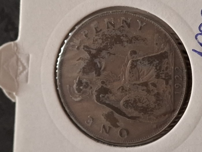 One penny 1922