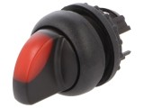 Comutator rotativ 22mm, roșu, IP67