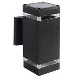 Lampa perete soclu e27 ip44 - negru, V-TAC