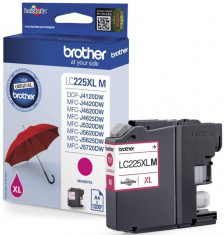 Cartus cerneala Brother LC225XLM magenta 1200 pagini foto